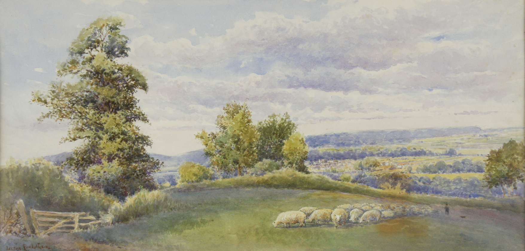 Sheep in an English Pasture